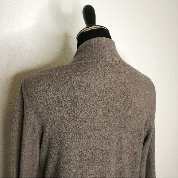 Barefoot Dreams taupe brown open front knit cardigan size Small / Medium - Picture 10 of 15